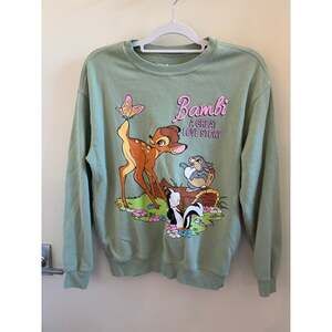 MD Mint Green Disney Bambi Sweatshirt